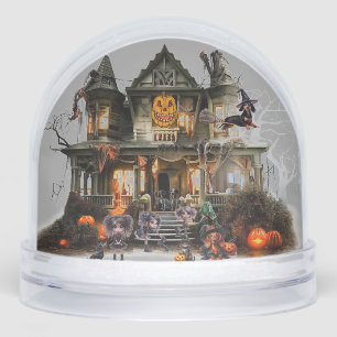 Dachshund Halloween Snow Globe
