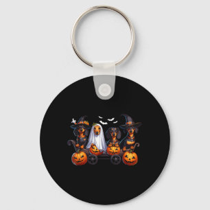 Dachshund Happy Halloweiner Funny Halloween Dogs Key Ring