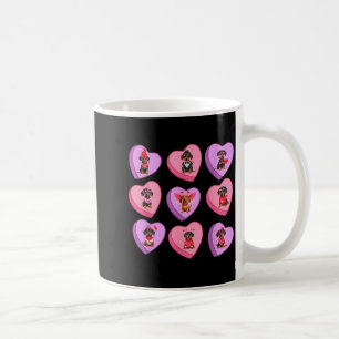 Dachshund Hearts Candy Valentines Weiner Dog Pet L Coffee Mug