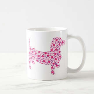 Dachshund Hearts Coffee Mug