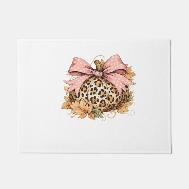 Dachshund Hello Autumn Leaf Fall For Dog Lover Cla Doormat (Front)