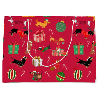 Dachshund Holiday Gift Bag