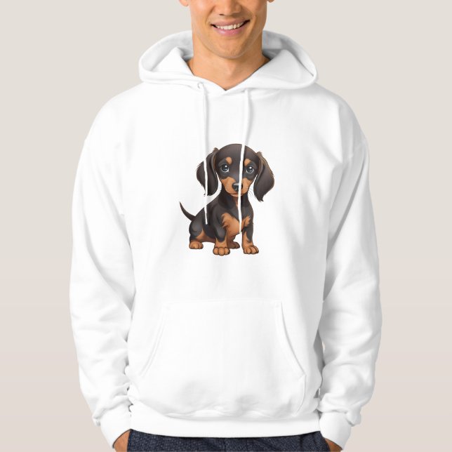 Dachshund Hoodie (Front)