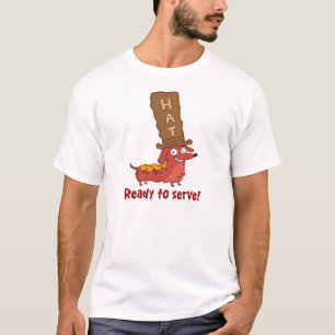Dachshund Hot Dog Pun T-Shirt
