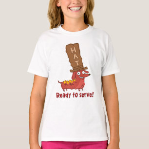 Dachshund Hot Dog Pun T-Shirt