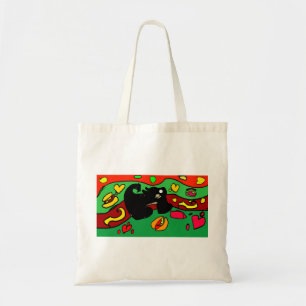 Dachshund hot dog  tote bag
