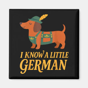 Dachshund I Know Little German Dog Women Men  Magnet