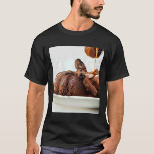 Dachshund In Caramel Cake T-Shirt