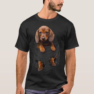 Dachshund In My Pocket Dachshund Weiner Dog Gift T-Shirt