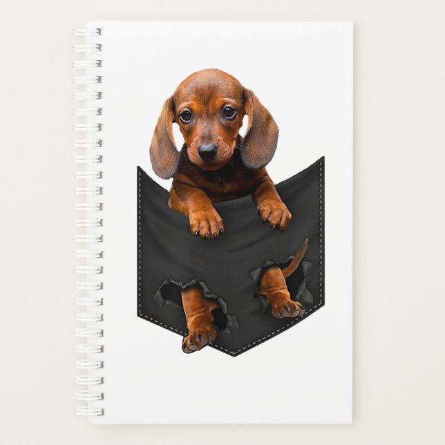 Dachshund In My Pocket Weiner Dog Planner (Front)