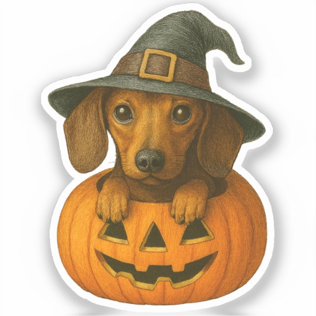 Dachshund in Pumpkin (Front)