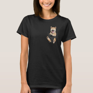 Dachshund In Your Pocket For Shiba Inu Shober T-Shirt