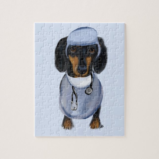 Dachshund Jigsaw Puzzle (Vertical)