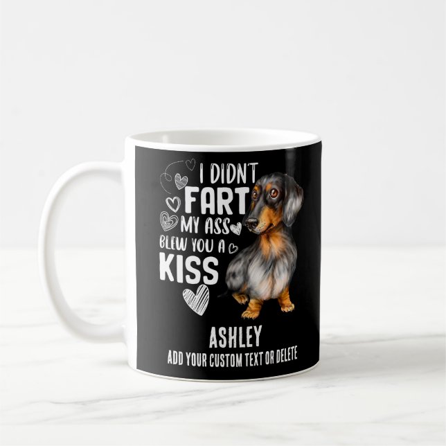 Dachshund Kawaii Cute Gift Dog Pet Coffee Mug (Left)