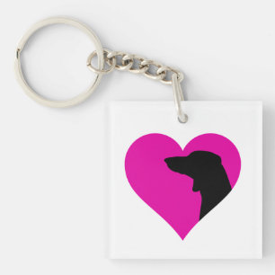 Dachshund key ring
