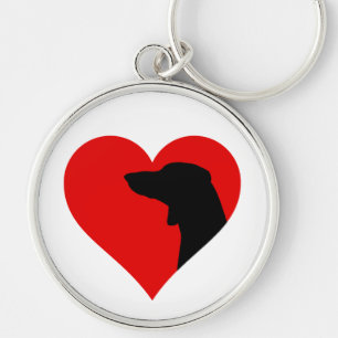 Dachshund key ring