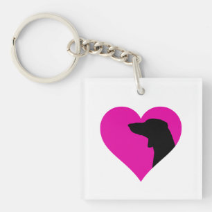 Dachshund key ring