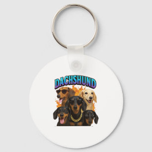 Dachshund key ring