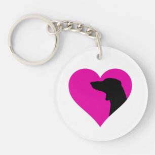 Dachshund key ring