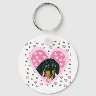 Dachshund Key Ring