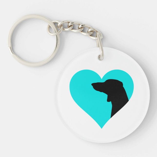 Dachshund   key ring (Front)