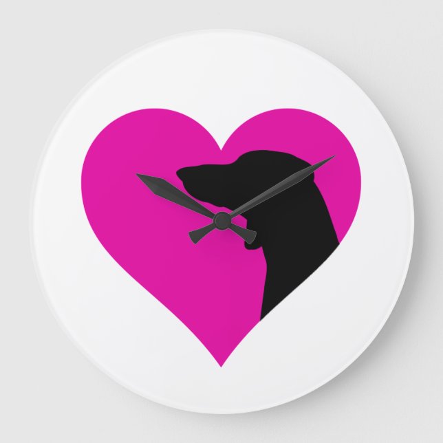 Dachshund    large clock (Front)