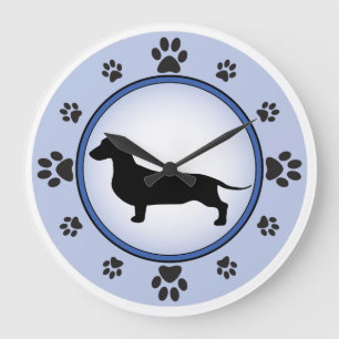 Dachshund Large Clock