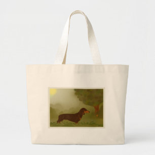 Dachshund Large Tote Bag