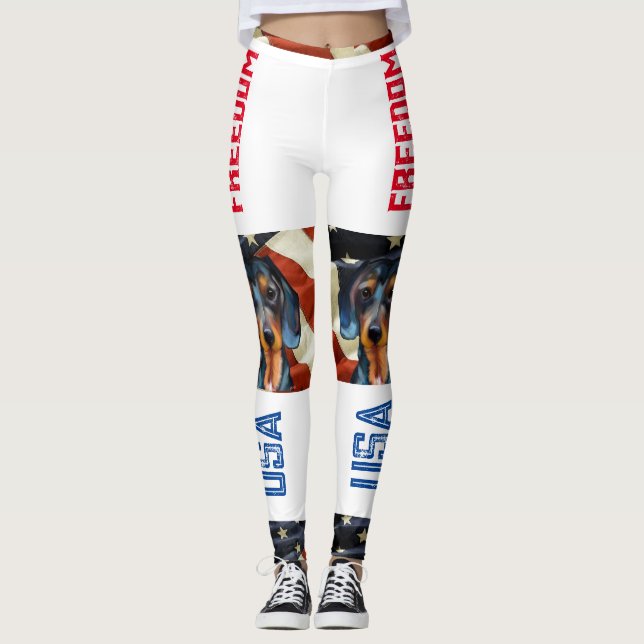 Dachshund      leggings (Front)