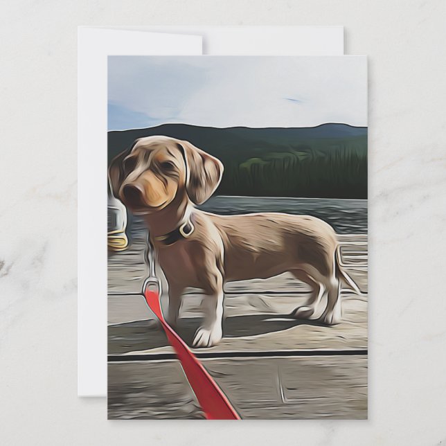 Dachshund Life Is Better With A Dachshund Birthday Invitation (Front)