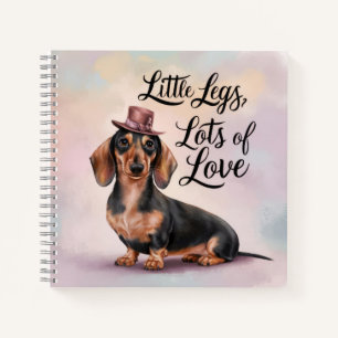 Dachshund Little Legs Lots of Love Notebook