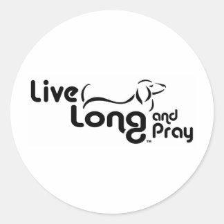 Dachshund Logo Round Sticker
