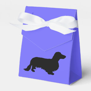 Dachshund Long Hair - Silhouette 1 Favour Box