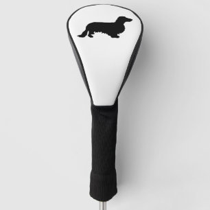 Dachshund Long Hair - Silhouette 1 Golf Head Cover