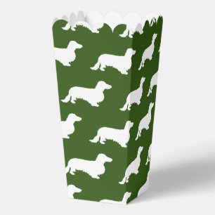 Dachshund Long Hair - Silhouette 2 Favour Box