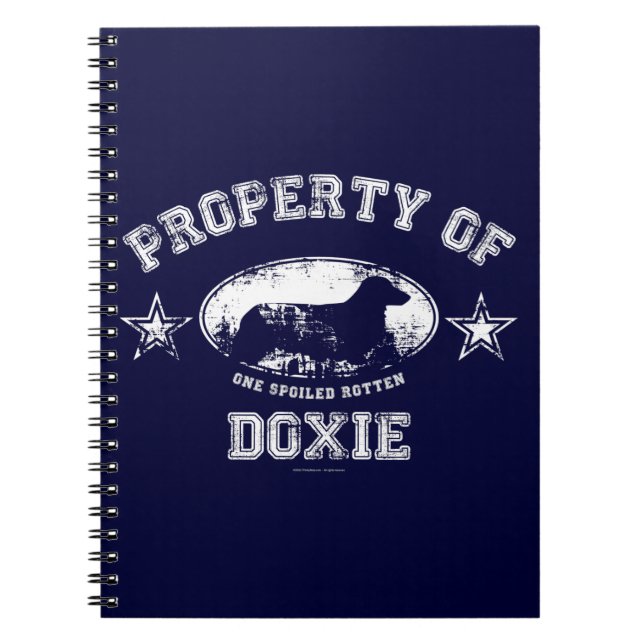 Dachshund [Long-haired] Notebook (Front)