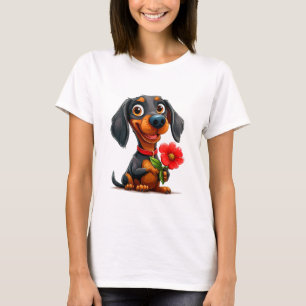 🐶 Dachshund Love Design For Dog Lover Everyday  T-Shirt