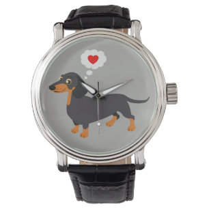 Dachshund Love Doxie Heart Watch