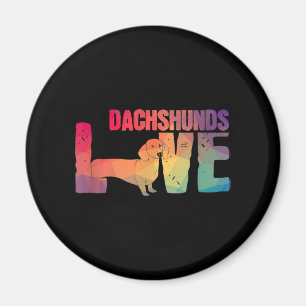 Dachshund Love Doxie Wiener Dog Magnet