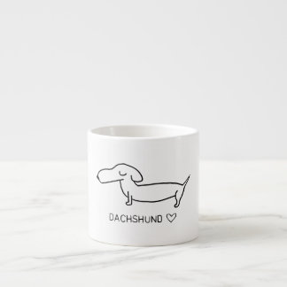 Dachshund Love Espresso Cup