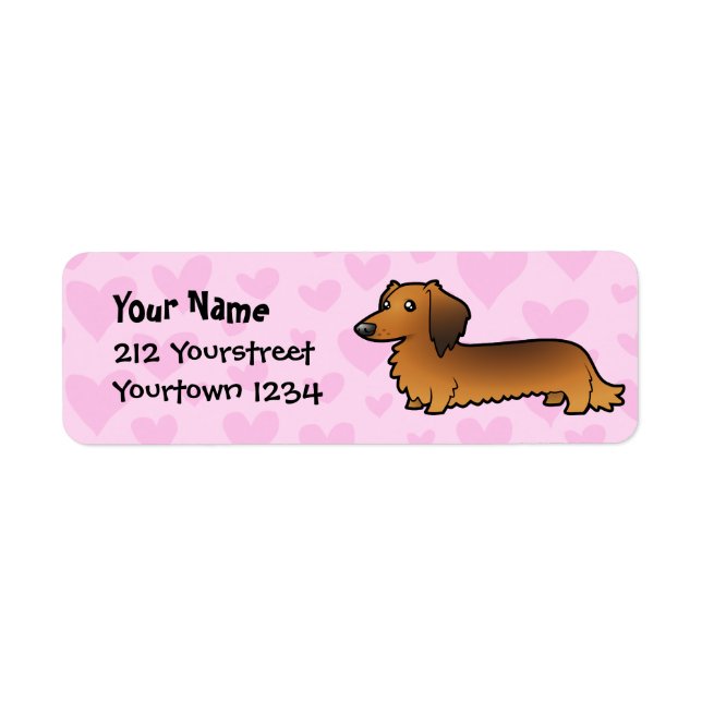 Dachshund Love (longhaired) (Front)