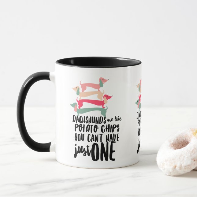 Dachshund Love Mug (With Donut)