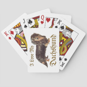 Dachshund Love Playing Cards