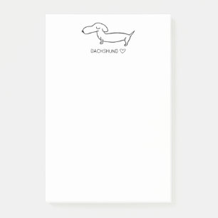 Dachshund Love Post-it Notes