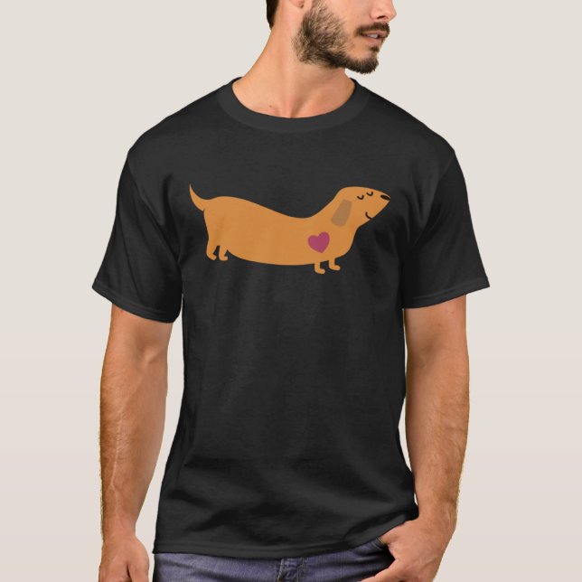 Dachshund Love T-Shirt (Front)
