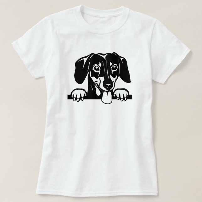 Dachshund Love T-Shirt (Design Front)