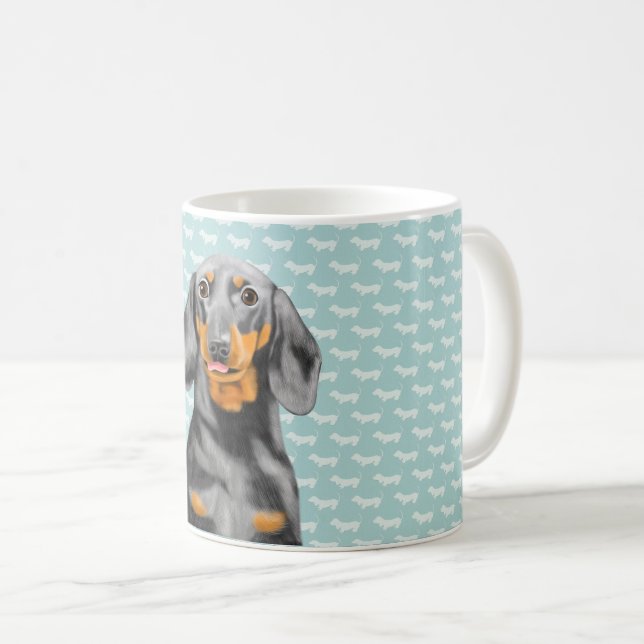 Dachshund Lover Coffee Mug (Front Right)
