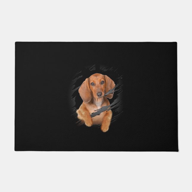 Dachshund Lover Cute Dachshund Doormat (Front)