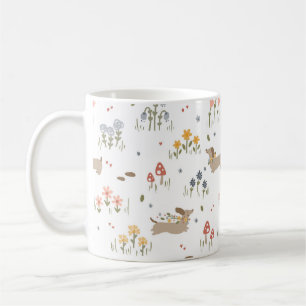 Dachshund Lover Dog Lovers Wildflower Coffee Coffee Mug