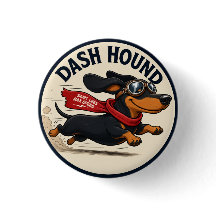Dachshund Lover Patches. Cute Dog Patch/Badge 3 Cm